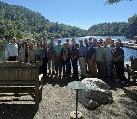 Members at the overlook