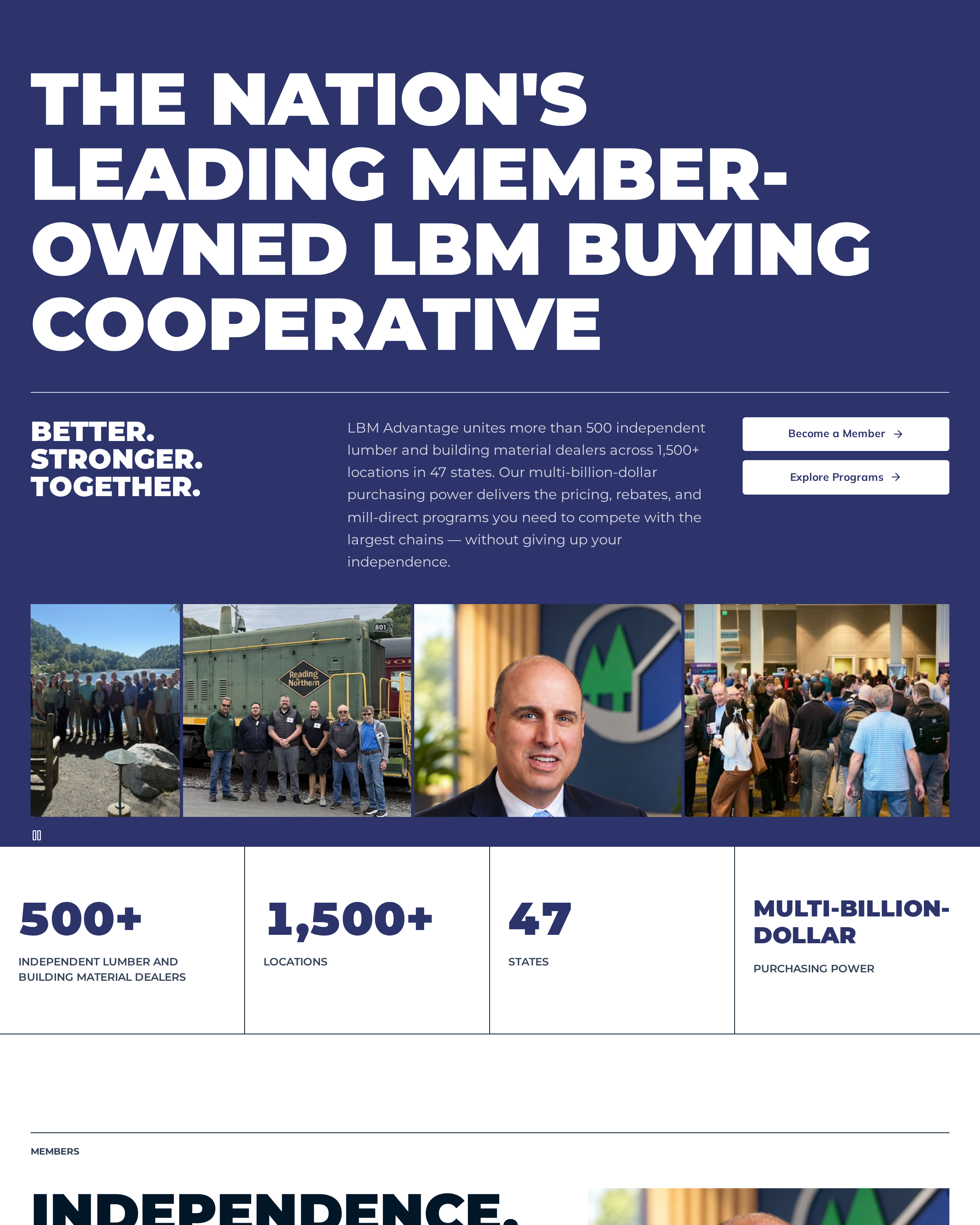 Collective Power homepage design preview